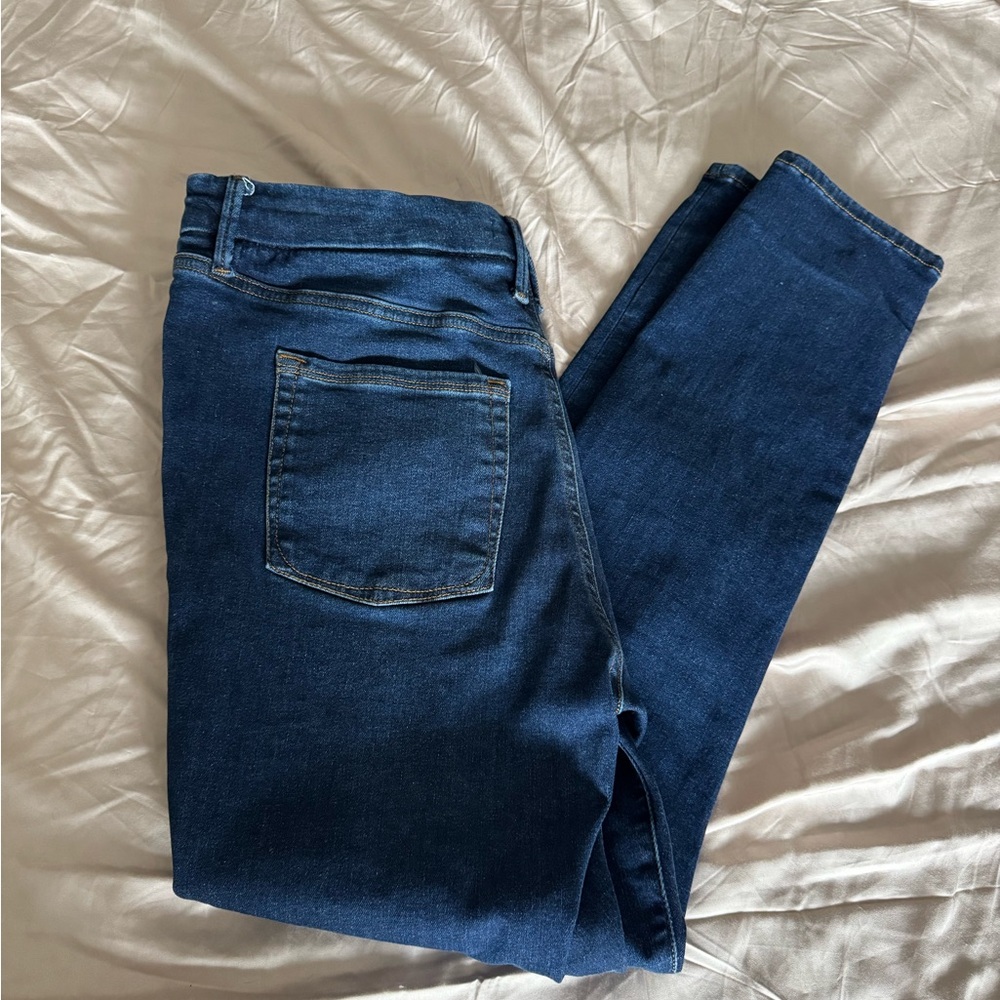 Good American pull on jeans Classic Blue Women's Jeans size large - Picture 10 of 11